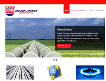 Tablet Screenshot of colonialenergy.com